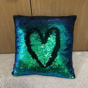 Shifting Sequin Multicolor Pillow